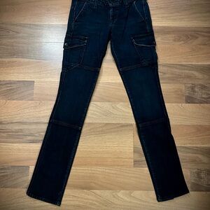 Volcom Women’s Black Straight-Leg Cargo Jeans